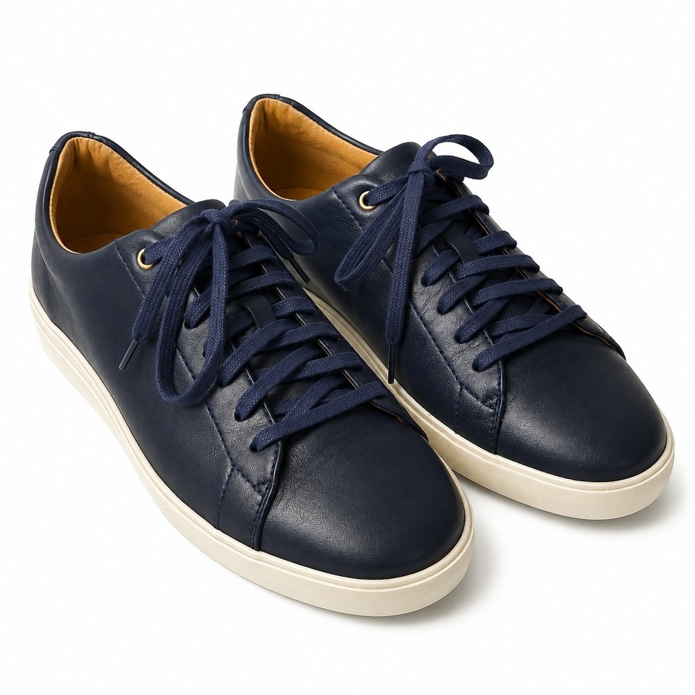 COLE HAAN Grand CrossCourt II Sneaker Mens Sz 7M Navy Blue White Sole Athleisure